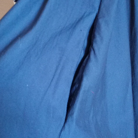 VENUS Navy Blue &White Off-Shoulder Flutter Sleeve Sundress Size 18 - Picture 10 of 15